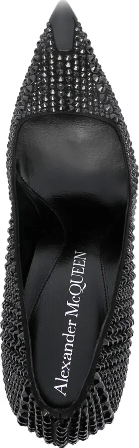 Punk 90mm crystal-embellished pumps - Image 4
