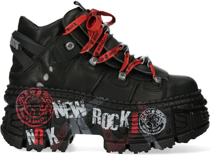 Punk Goth Leather Boots-WALL106-C9