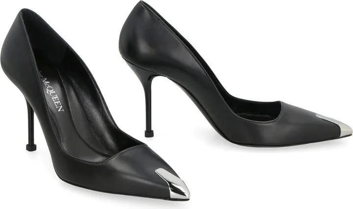 Punk Leather Pumps - Image 3