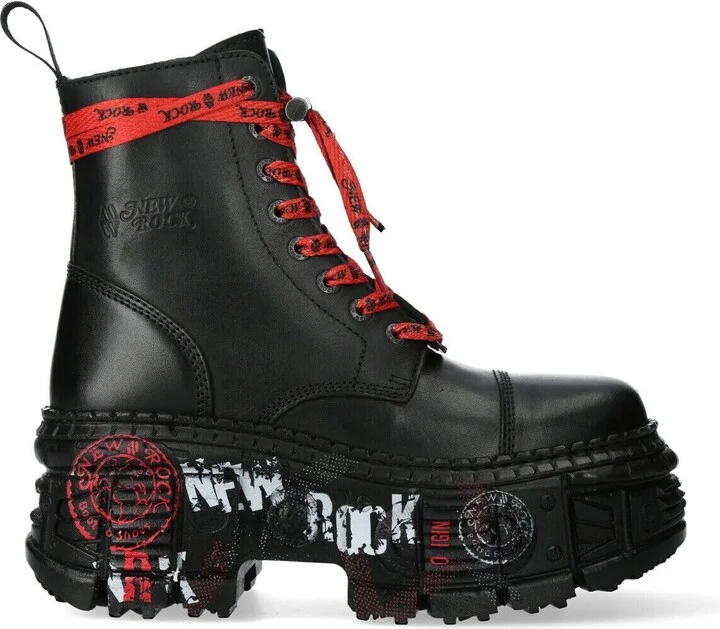 Punk Platform Leather Boots-WALL126CCT-C1