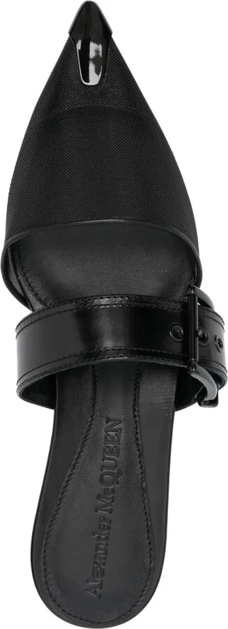 Punk point-toe flat mules - Image 4