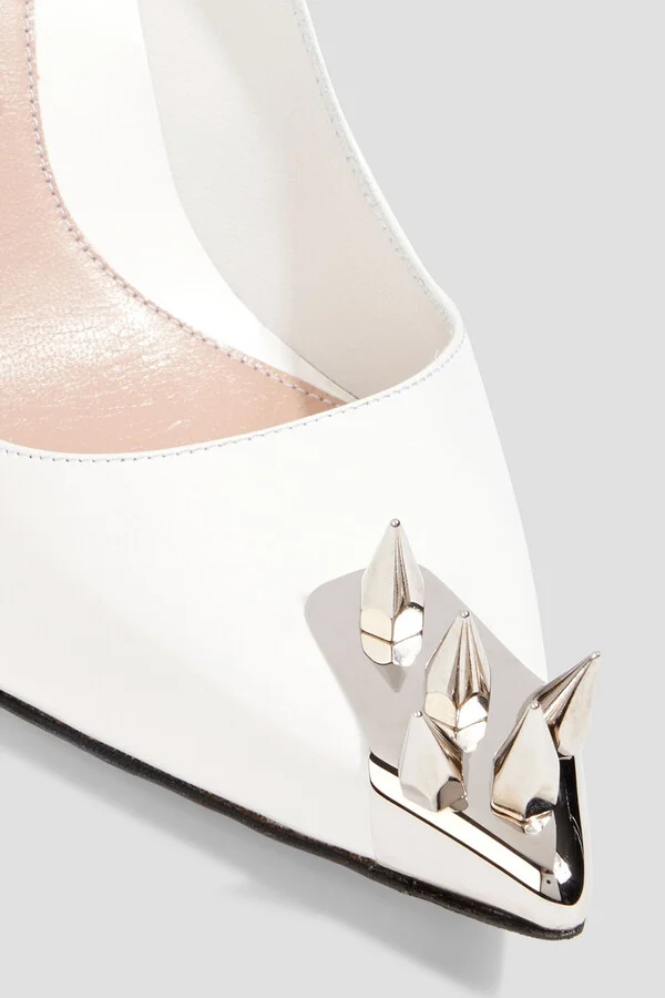 Punk Stud leather pumps - Image 4