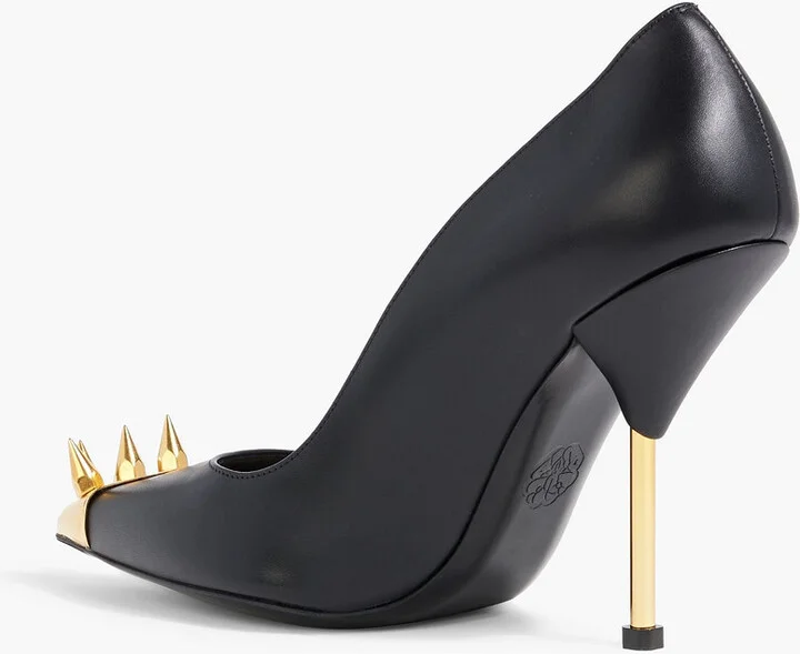 Punk Stud leather pumps - Image 3