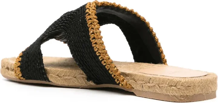 Pura lurex flat sandals - Image 3