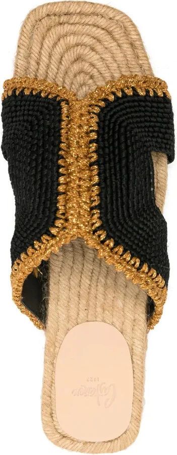 Pura lurex flat sandals - Image 4