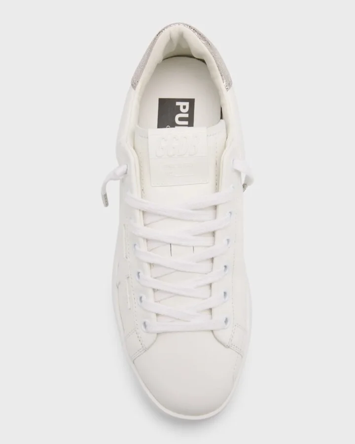 Pure Star Leather Sparkle Low-Top Sneakers - Image 3