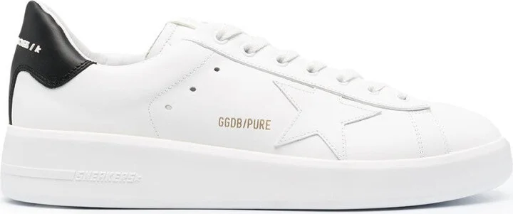 Pure Star Sneakers With Iconic Logo Patch