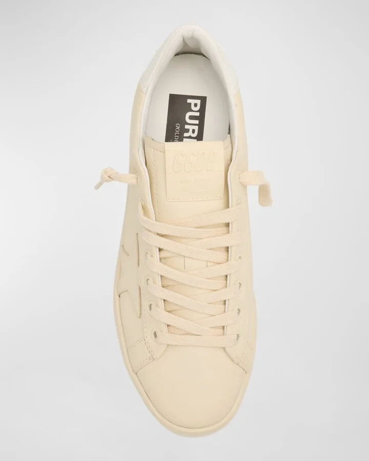 Purestar Bicolor Leather Low-Top Sneakers - Image 4