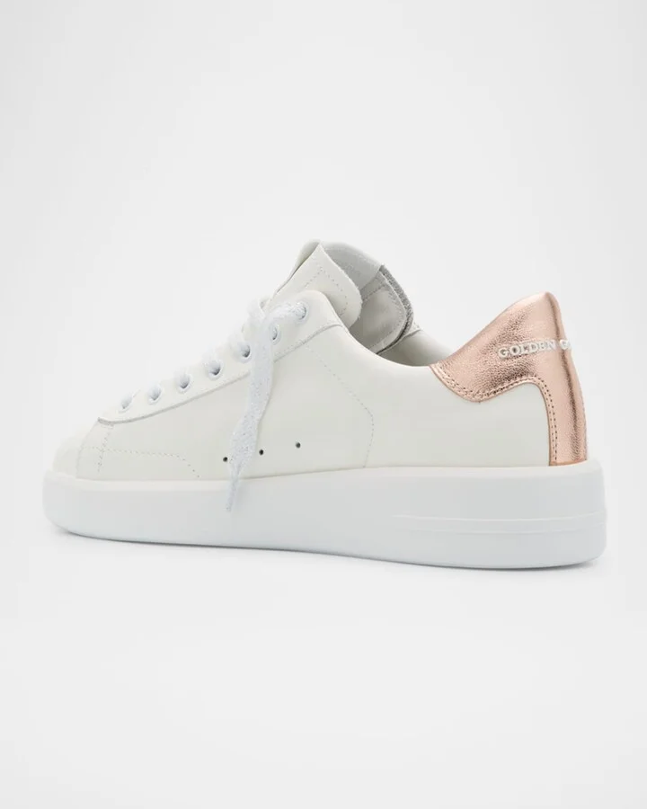 Purestar Mixed Leather Low-Top Sneakers - Image 4