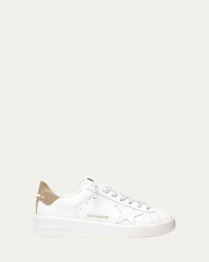 Purestar Mixed Leather Low-Top Sneakers