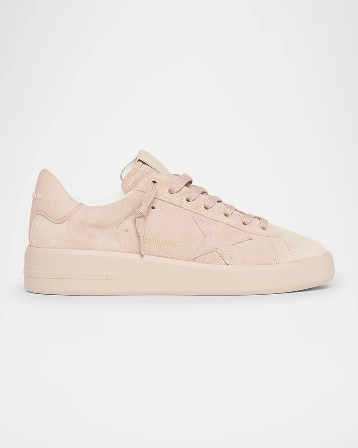 Purestar Mixed Leather Low-Top Sneakers