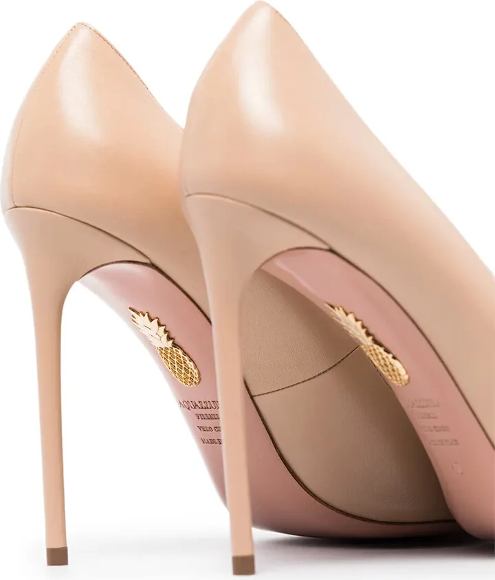 Purist 105mm leather pumps - Image 2