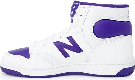 Purple Leather Women's Sneaker - Image 2