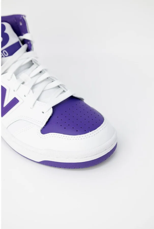 Purple Leather Women's Sneaker - Image 3