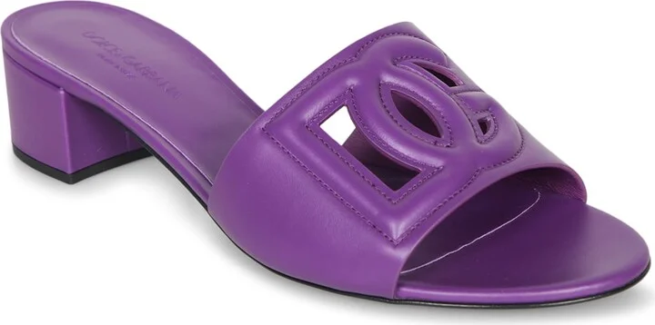 Purple Logo Mule Sandal - Image 2