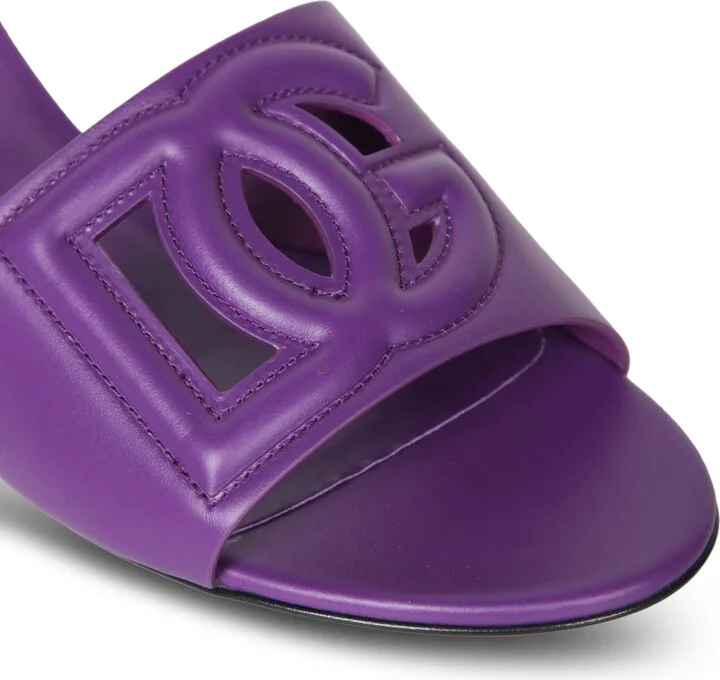 Purple Logo Mule Sandal - Image 4