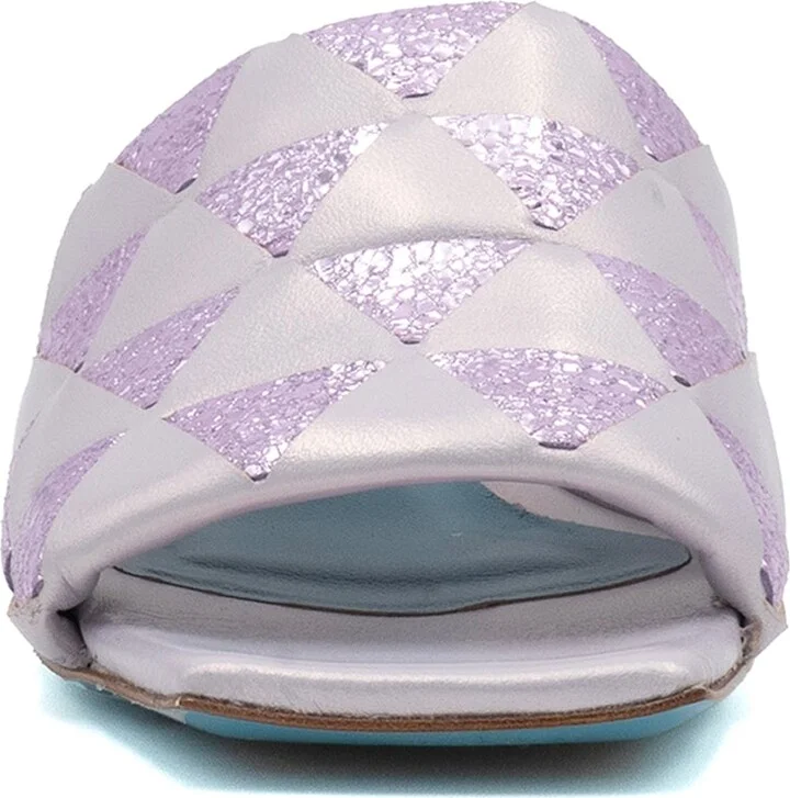 Purple / Neutrals Vicky Slide Pluto Lamina Pink - Image 4