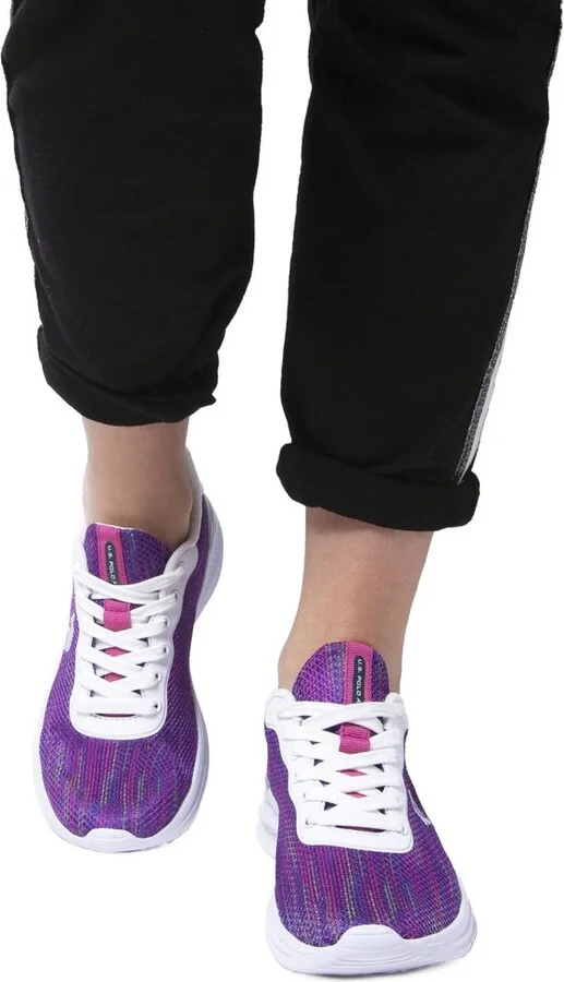Purple Polyester Women Women's Sneaker - Image 3