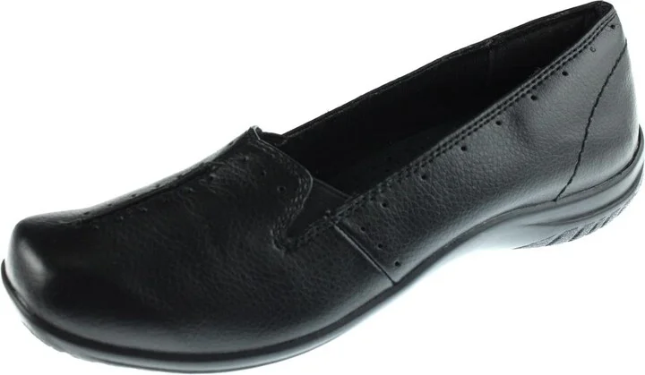Purpose Womens Faux Leather Square Toe Loafers