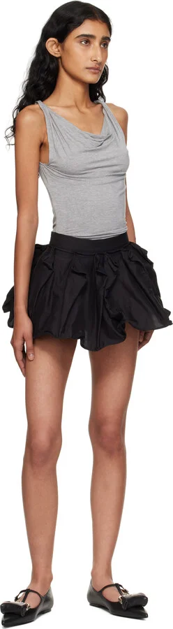 Pushbutton Black Coin Purse Mary Jane Ballerina Flats - Image 5