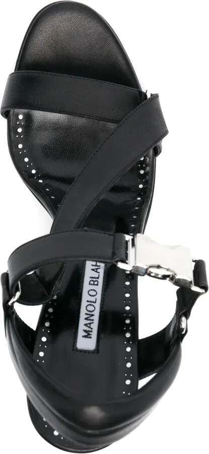 Puxan 95mm leather sandals - Image 4
