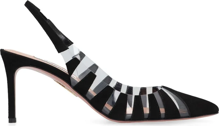 Pvc And Leather Slingback Sandals Hot Rumor - Image 2