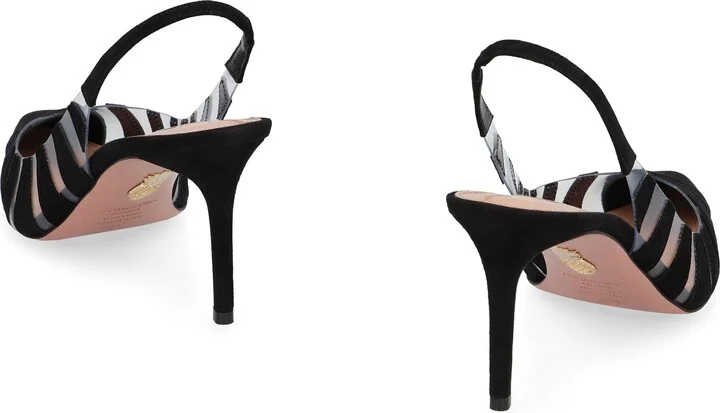 Pvc And Leather Slingback Sandals Hot Rumor - Image 4