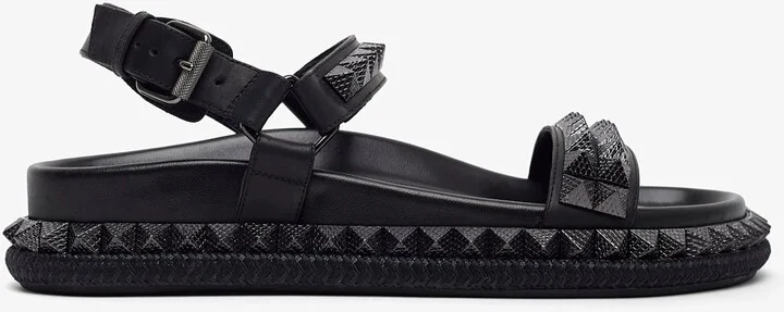 Pyrabizz black platform sandals