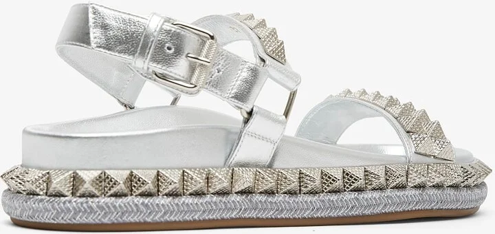 Pyrabizz silver flat sandals - Image 3