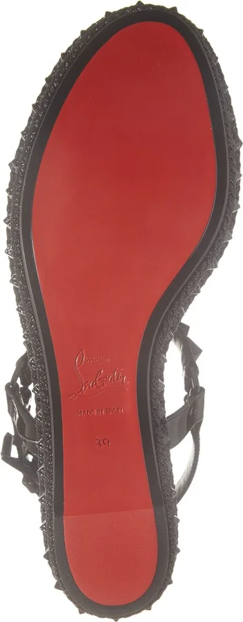 Pyraclou Glitter Espadrille Wedge Sandal - Image 6