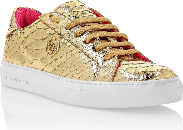 Python Lo-Top Sneakers Gold