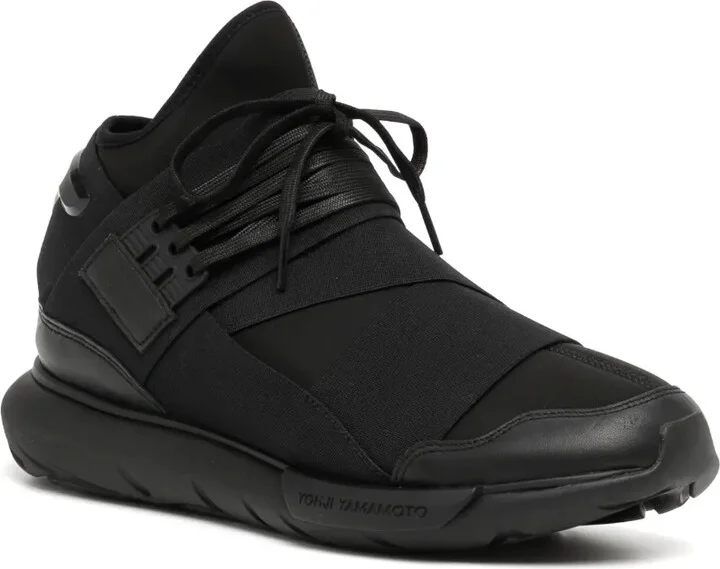 Qasa High 'Triple Black' sneakers - Image 2