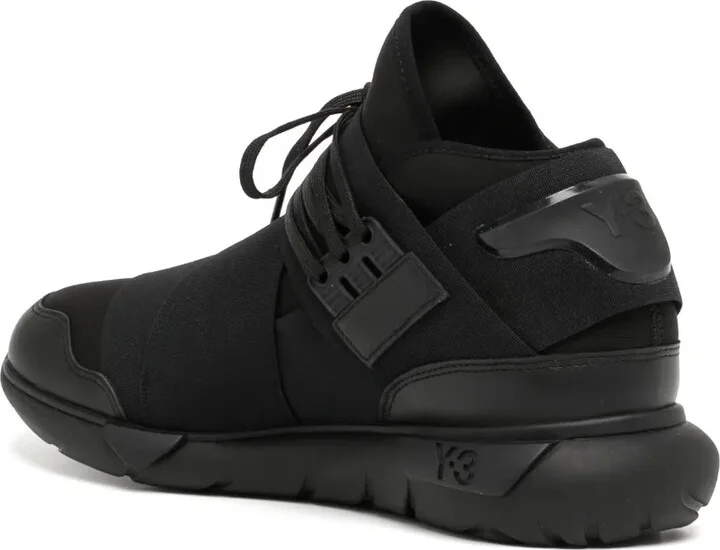 Qasa High 'Triple Black' sneakers - Image 3