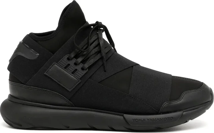 Qasa High 'Triple Black' sneakers