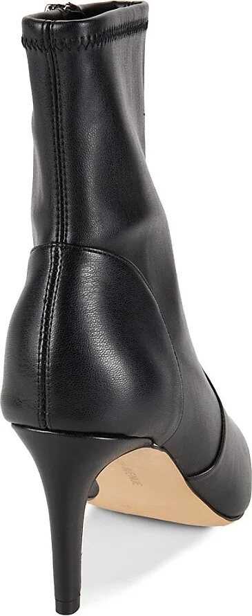 Quartz 76MM Faux Leather Stiletto Boots - Image 3