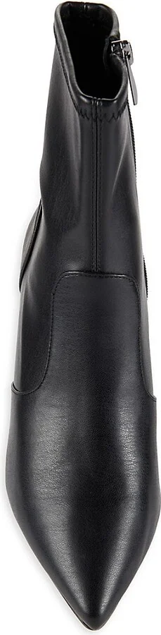 Quartz 76MM Faux Leather Stiletto Boots - Image 5