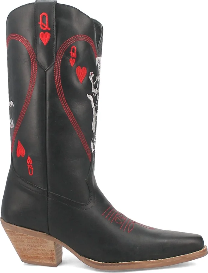 Queen a Hearts Western Boot - Image 3