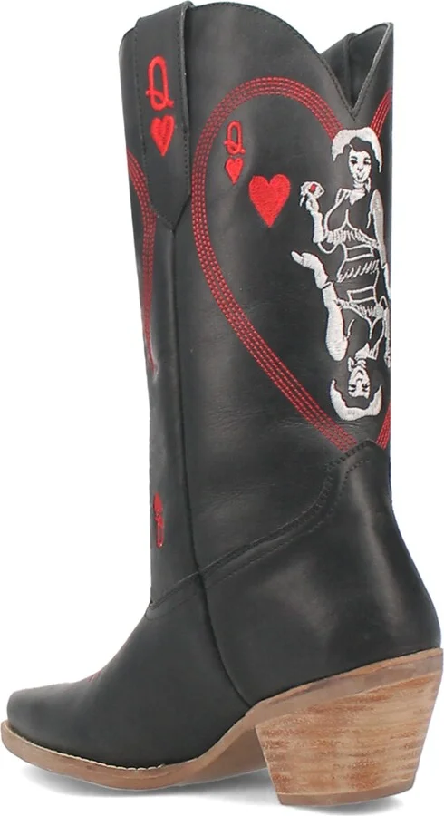 Queen a Hearts Western Boot - Image 8