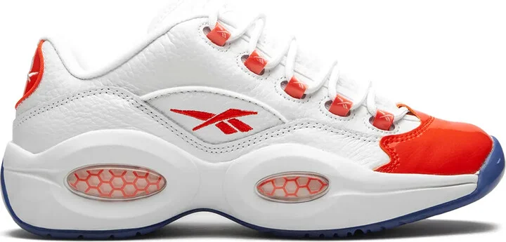 Question Low "Patent Vivid Orange" sneakers