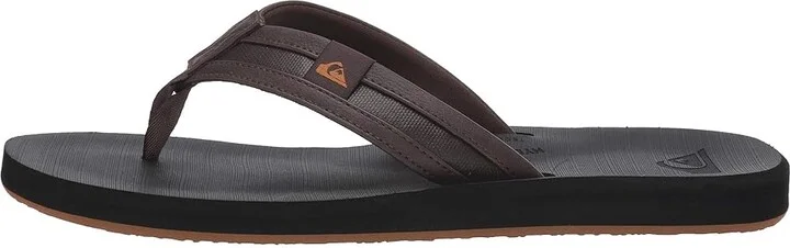 Quiksilver Carver Squish Men's Sandals Brown/Black/Brown : 6 D - Medium, Synthetic - Image 7