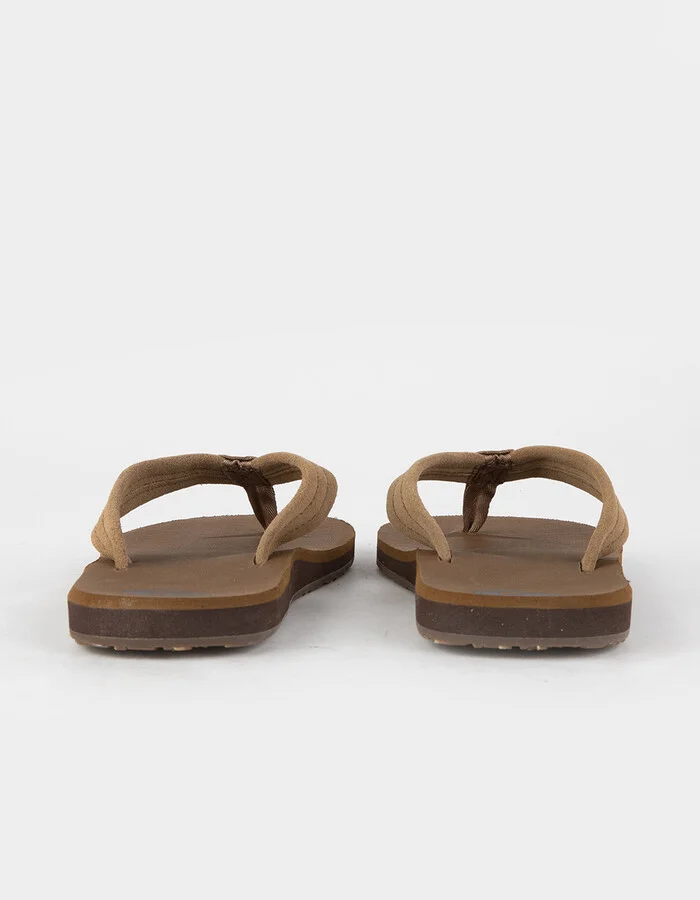 QUIKSILVER Carver Suede Mens Flip Flops - Image 4