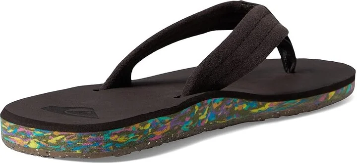 Quiksilver Carver Suede Recycled Men's Sandals Brown 2 : 13 D - Medium, Leather - Image 4