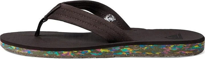 Quiksilver Carver Suede Recycled Men's Sandals Brown 2 : 13 D - Medium, Leather - Image 5