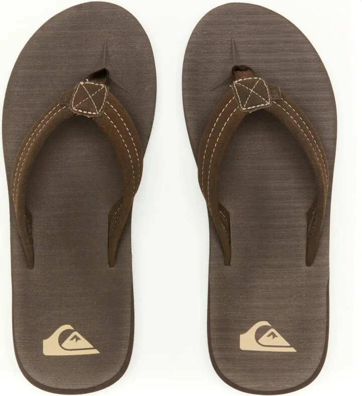 Quiksilver Men's Carver Suede Flip Flops - Image 3