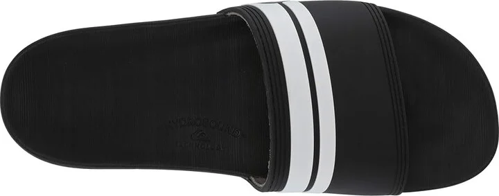 Quiksilver Rivi Slide Men's Slide Shoes Black/Black/White : 10 D - Medium - Image 3