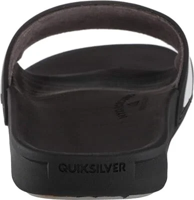 Quiksilver Rivi Slide Men's Slide Shoes Black/Black/White : 10 D - Medium - Image 5