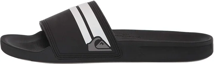 Quiksilver Rivi Slide Men's Slide Shoes Black/Black/White : 10 D - Medium - Image 7