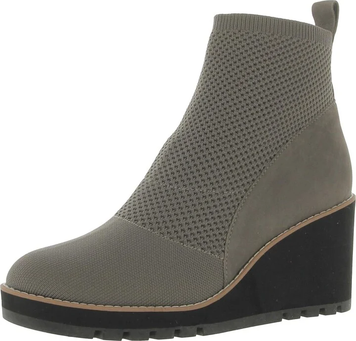 QUILL-ST Womens Leather Pull On Ankle Boots