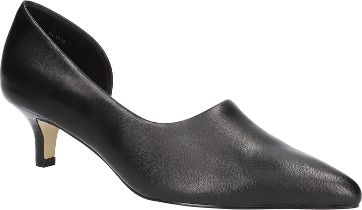Quilla Kitten Heel Half d'Orsay Pump