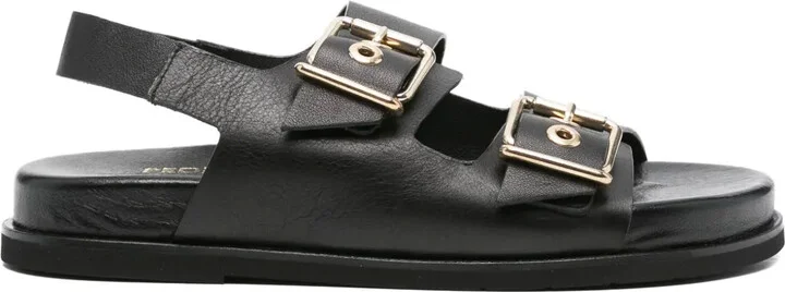 Quilmes double-buckle slingback sandals